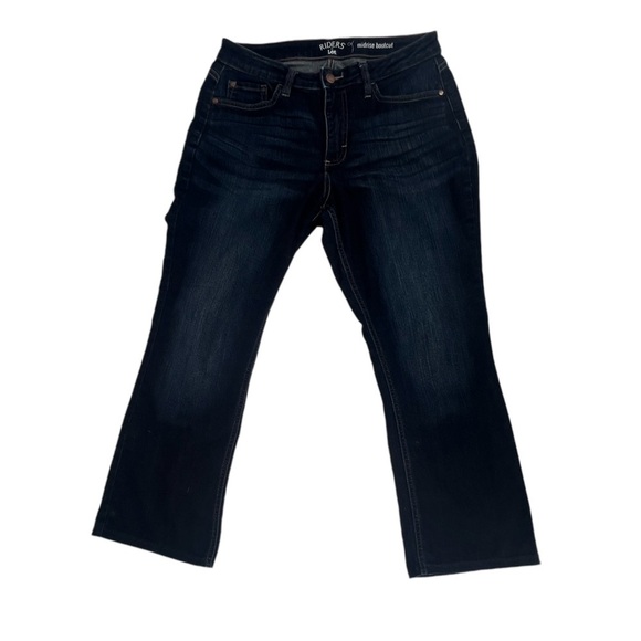 Riders By Lee Mid Rise Bootcut Jeans Size 8 Petite Women’s - Picture 1 of 5